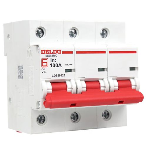 德力西电气(delixi electric) 断路器 cdb6i-125 3p li(c) 100a ec(单